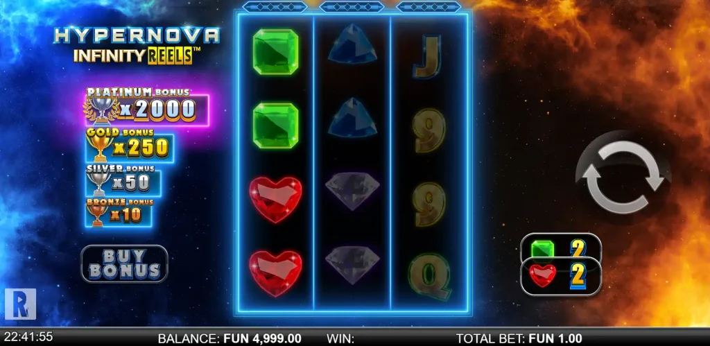 Hypernova Infinity Reels