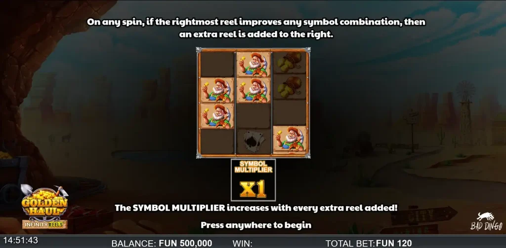 Golden Haul Infinity Reels