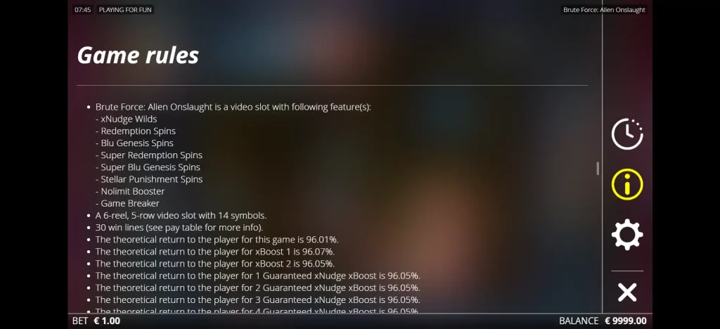 Brute Force Alien Onslaught