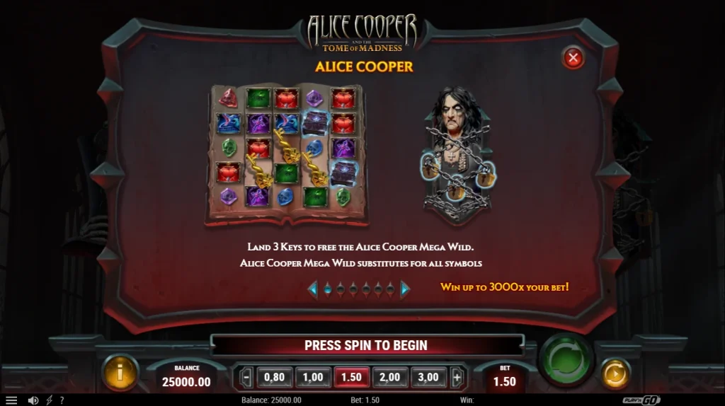 Alice Cooper and the Tome of Madness