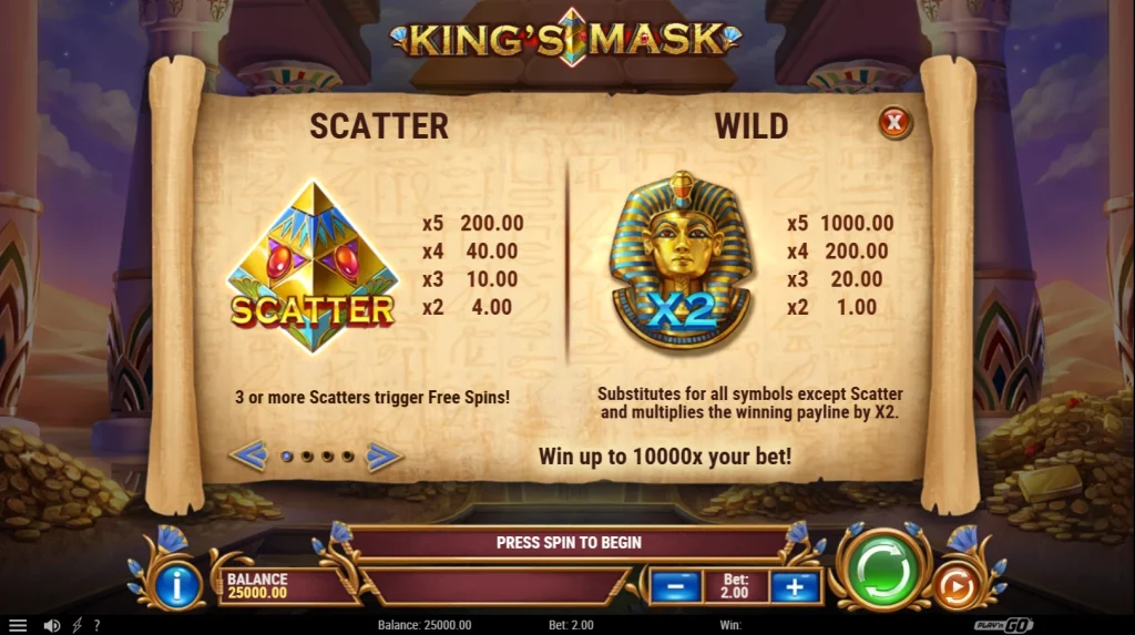 King’s Mask