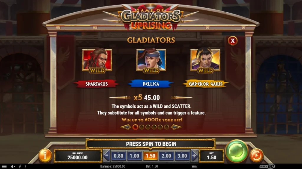 Game of Gladiators Uprising