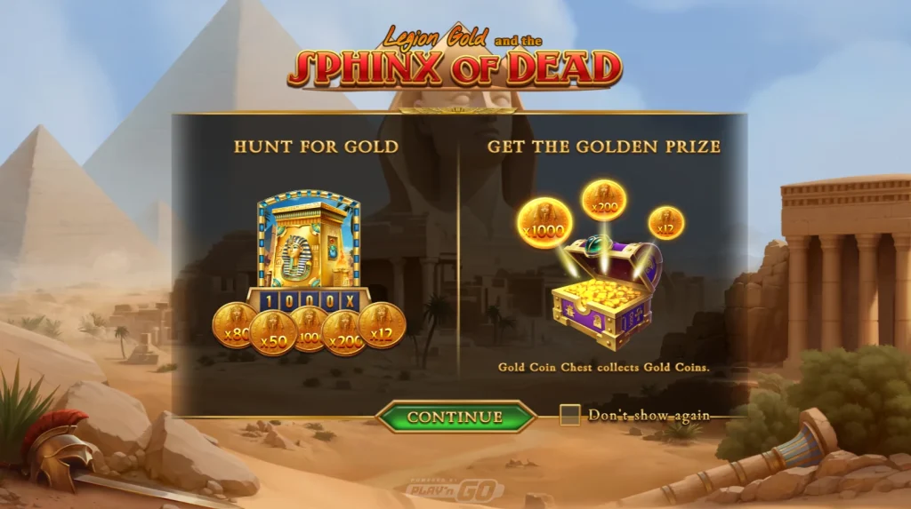 Legion Gold and the Sphinx of Dead