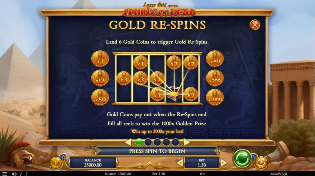 Legion Gold and the Sphinx of Dead