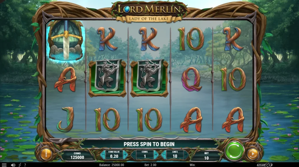 Lord Merlin and the Lady of the Lake
