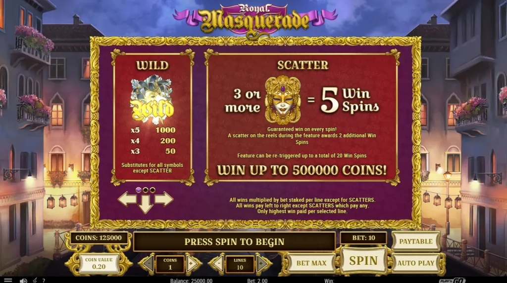 Royal Masquerade