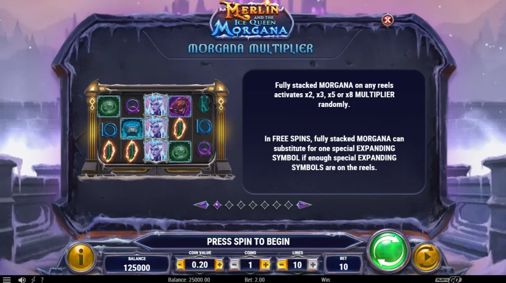 Merlin and the Ice Queen Morgana