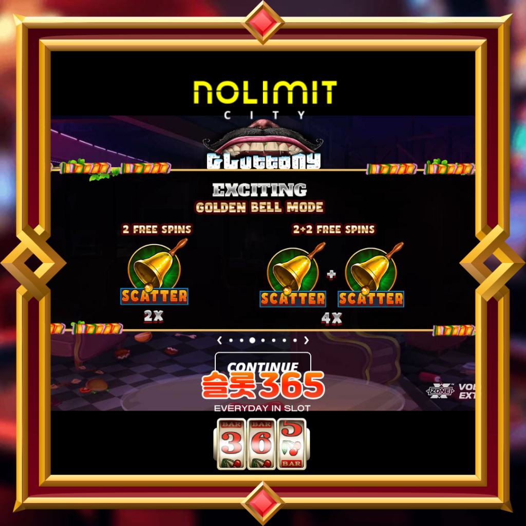 [무료슬롯] “글루터니” – 노리밋시티(Nolimit City)