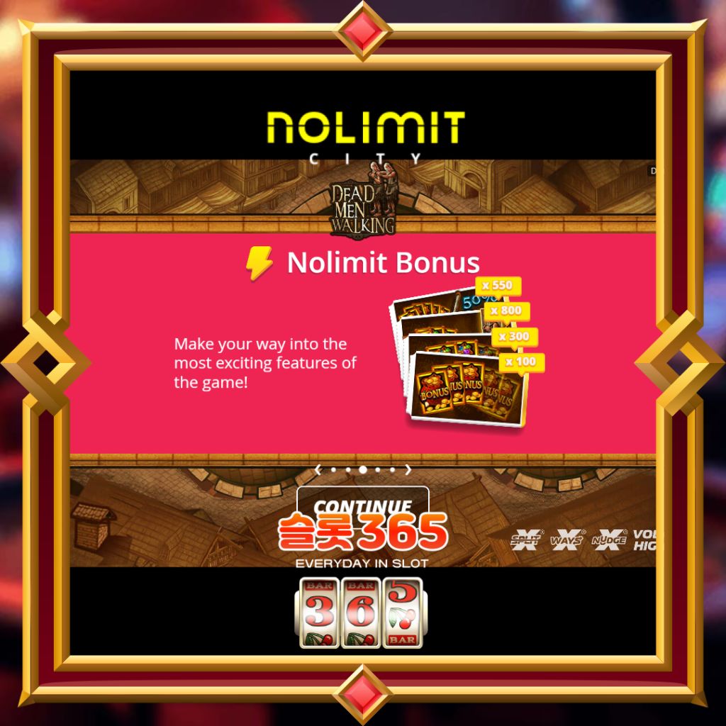 [무료슬롯] “데드 맨 워킹” – 노리밋시티(Nolimit City)