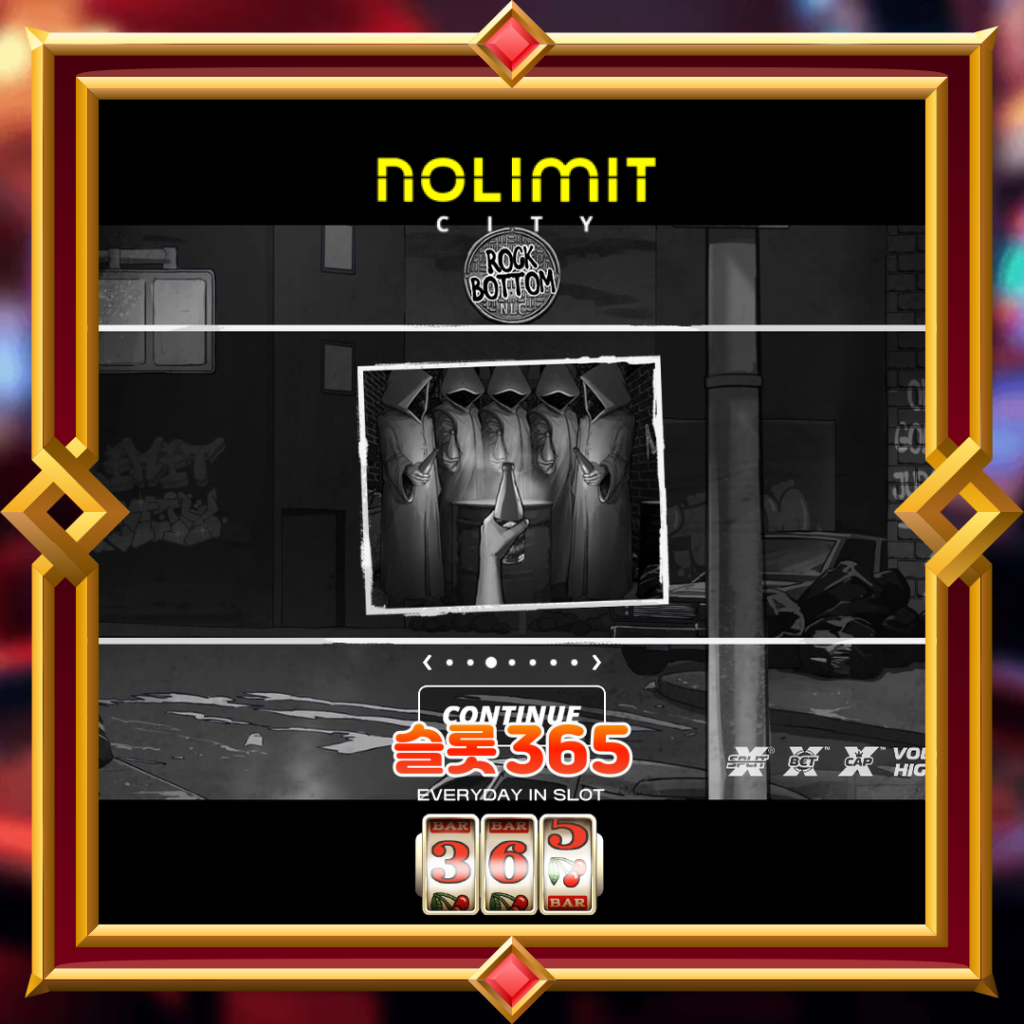 [무료슬롯] “락 바텀” – 노리밋시티(Nolimit City)