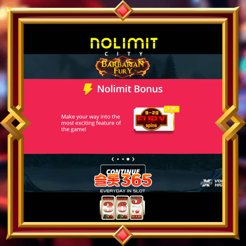 [무료슬롯] “바바리안 퓨리” – 노리밋시티(Nolimit City)
