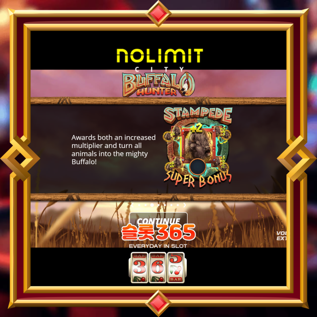 [무료슬롯] “버팔로 헌터” – 노리밋시티(Nolimit City)