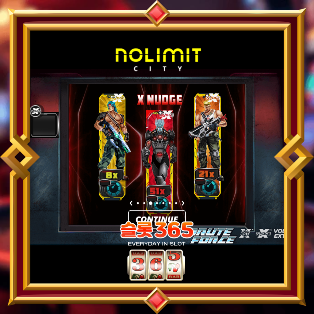 [무료슬롯] “블루트 포스” – 노리밋시티(Nolimit City)