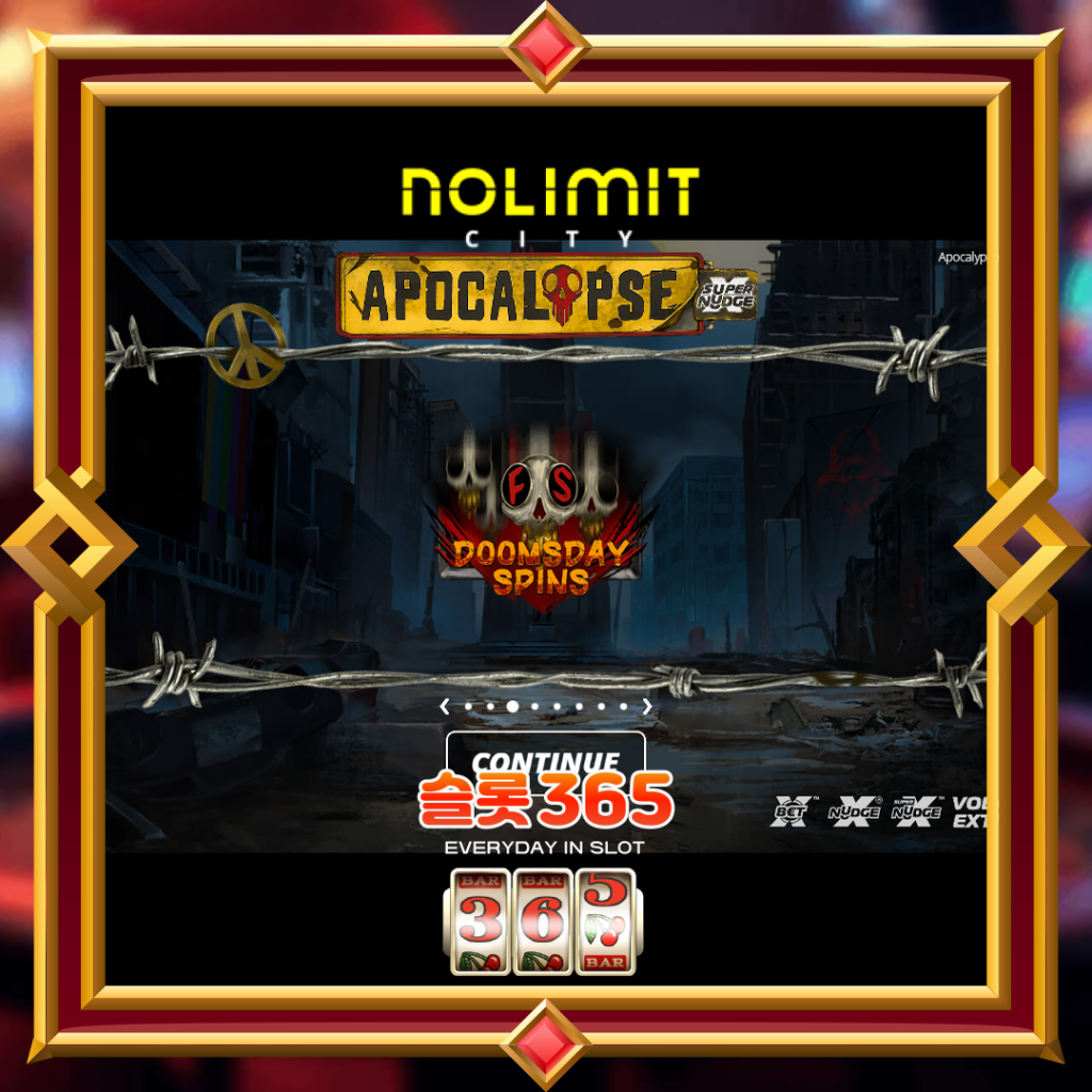 [무료슬롯] “아포칼립스” – 노리밋시티(Nolimit City)