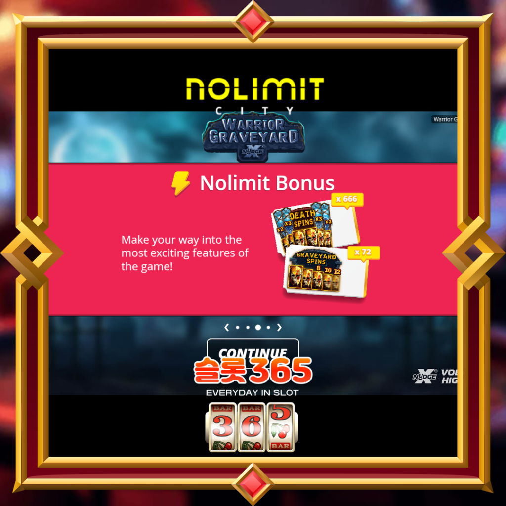[무료슬롯] “워리어 그레이브야드” – 노리밋시티(Nolimit City)