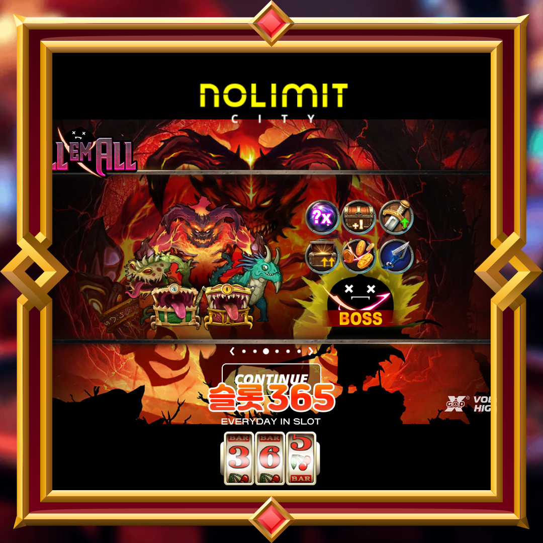 [무료슬롯] “킬 엠 올” – 노리밋시티(No Limit City)