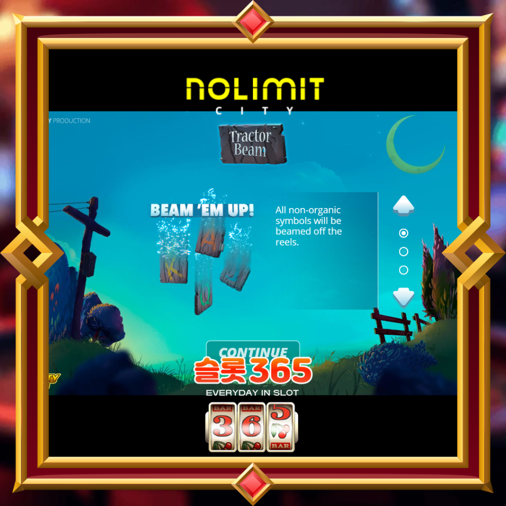 [무료슬롯] “트랙터 빔” – 노리밋시티(Nolimit City)