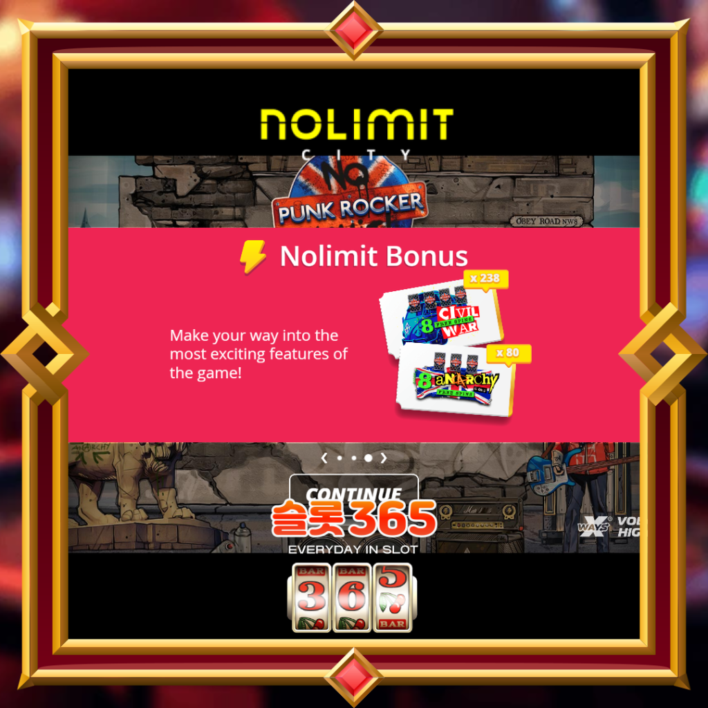 [무료슬롯] “펑크 로커” – 노리밋시티(Nolimit City)