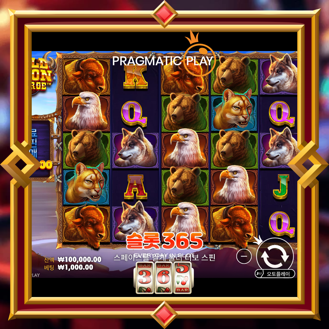 프라그마틱플레이 [와일드 바이슨 찰지]