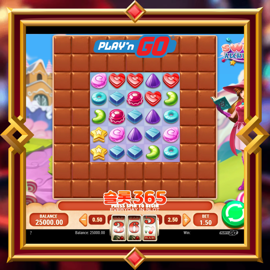 [무료슬롯] “스위트 앨커미 2” – 플레이엔고(PLAY’n GO)