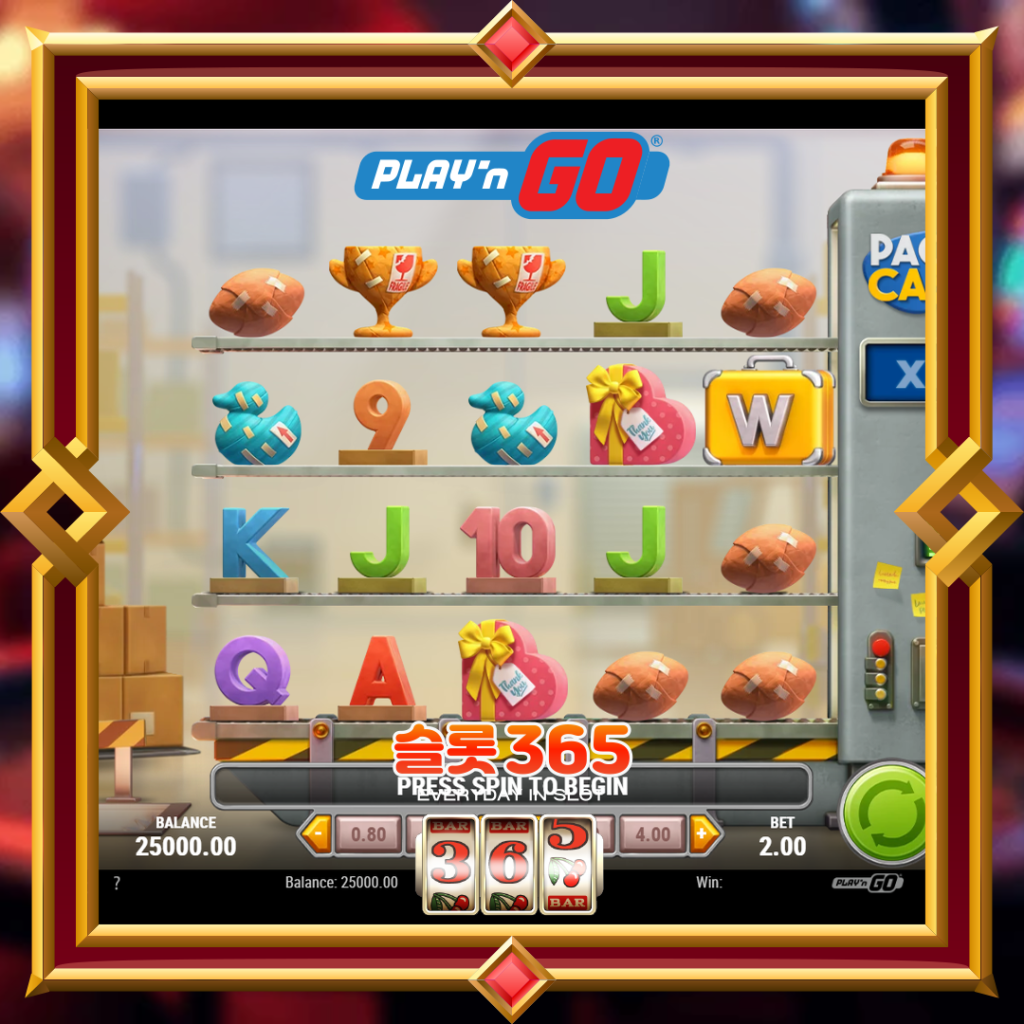 [무료슬롯] “팩 앤 캐쉬” – 플레이엔고(PLAY’n GO)