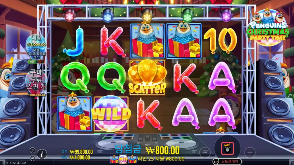 Penguins Christmas Party Time