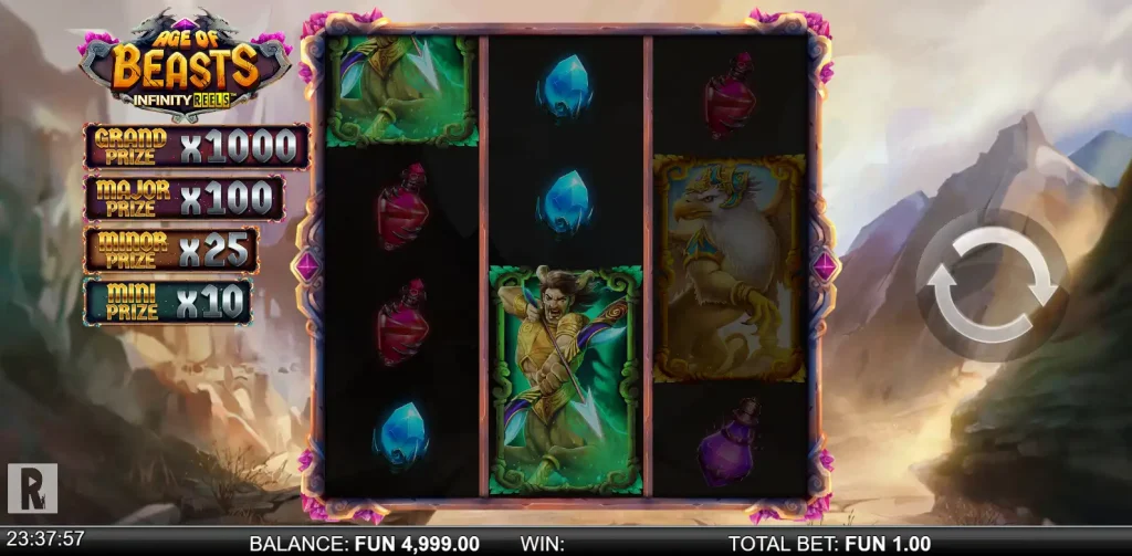 Age of Beasts Infinity Reels