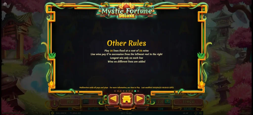 Mystic Fortune Deluxe