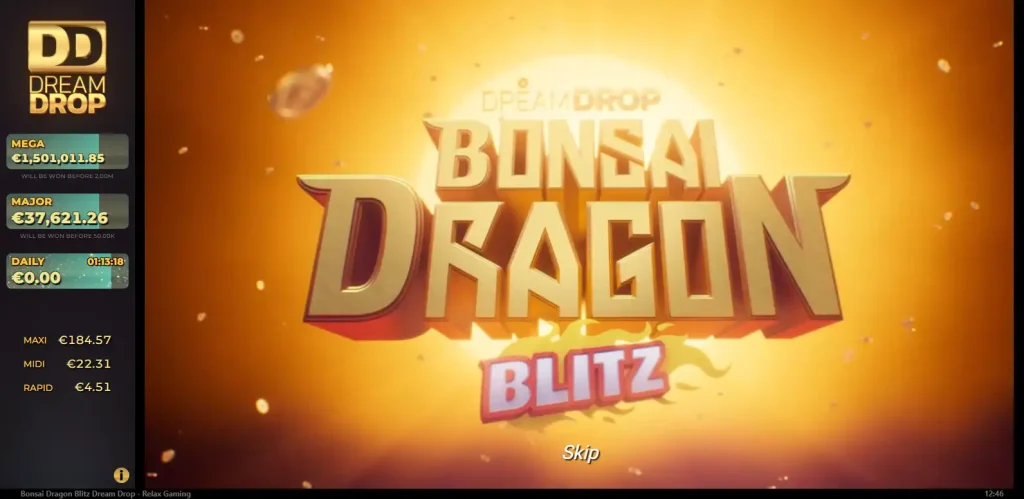 Bonsai Dragon Blitz Dream Drop